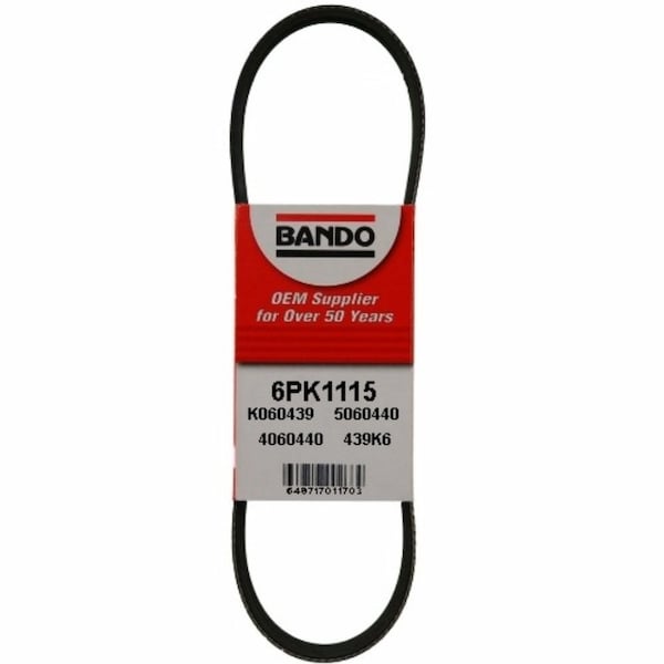 Serpentine Belt, 6PK1115