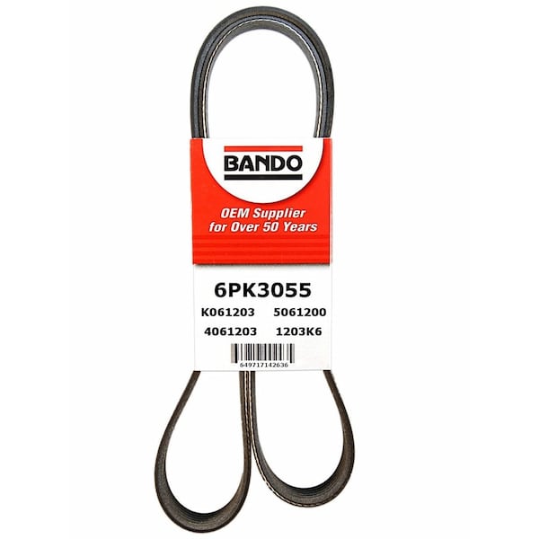Serpentine Belt, 6PK3055