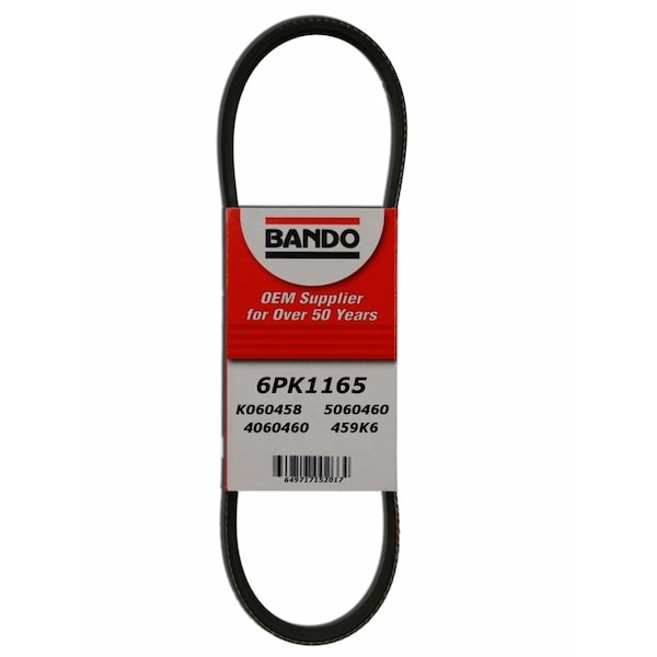 Serpentine Belt, 6PK1165