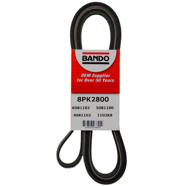 Serpentine Belt, 8PK2800