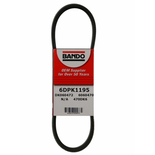Rib Ace Precision Engineered V-Ribbed Belt, 6DPK1195