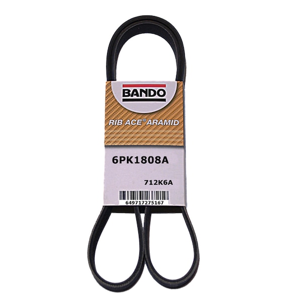 Serpentine Belt, 6PK1808A