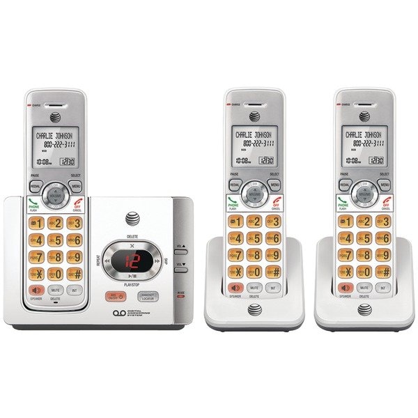 AT&T SB67040 Cordless Phone Handset - Black, Silver