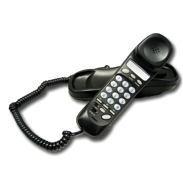 Cortelco Trendline 815047VOE21F Standard Phone - Red - 1 x Phone Line - Hearing Aid Compatible
