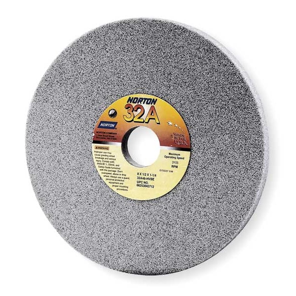 Grinding Wheel, T1, 10x1x3, AO, 46G, Blue/Gry