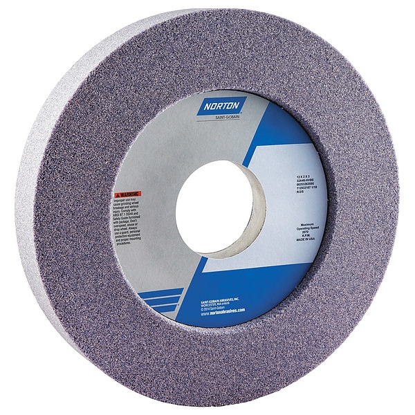 Grinding Wheel, 12x2x3, Rec 2/S 7.25x1/2