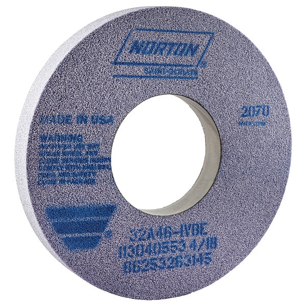 Grinding Wheel, T1, 12x1-1/2x5, AO, 46G, Med