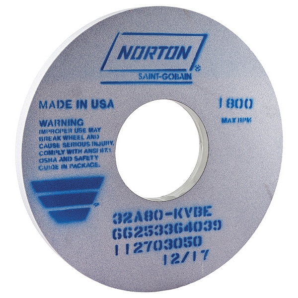 Grinding Wheel, T1, 14x1x5, AO, 80G, Med, Prpl