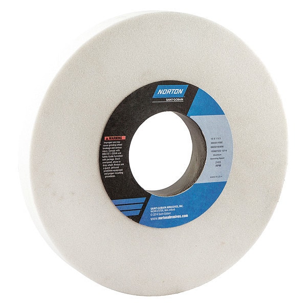 Grinding Wheel, T1, 10x1x3, AO, 60G, Med, Wht
