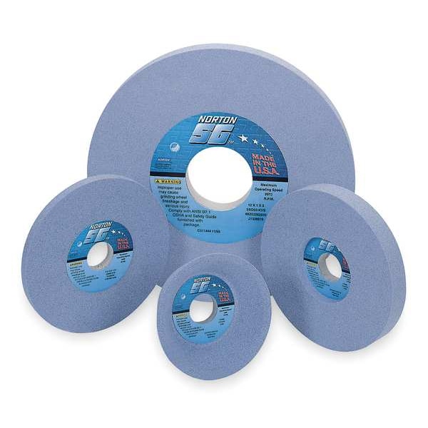 Grinding Wheel, T1, 10x1x3, CA, 46G, Med, Blue