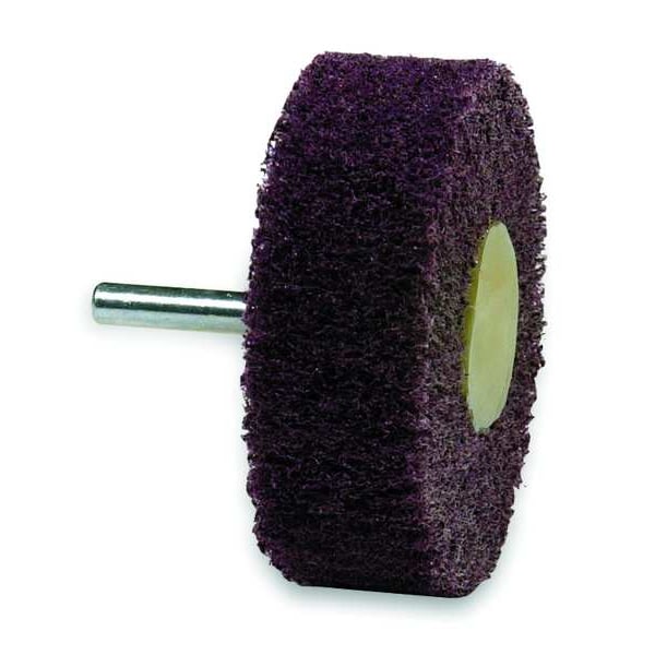 Flap Wheel, Non-Woven, AO, 3x1x1/4 Shnk, MED