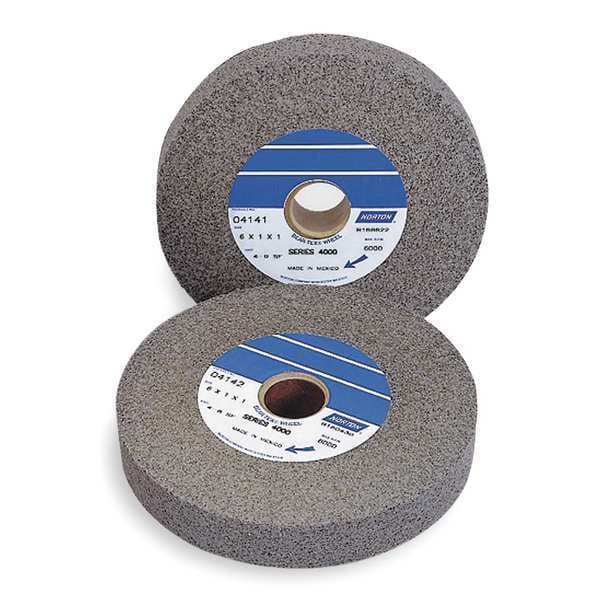 Convolute Wheel, Metal Finish, 6x1/2x1, FN