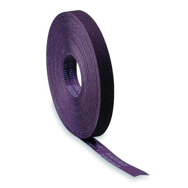 Abrasive Roll, 1-1/2" Wx150 ft.L, 50G, Brwn