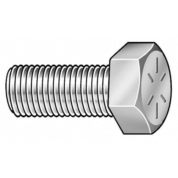 Grade 8, 5/16"-18 Hex Head Cap Screw, Black Oxide Steel, 1 in L, 1400 PK