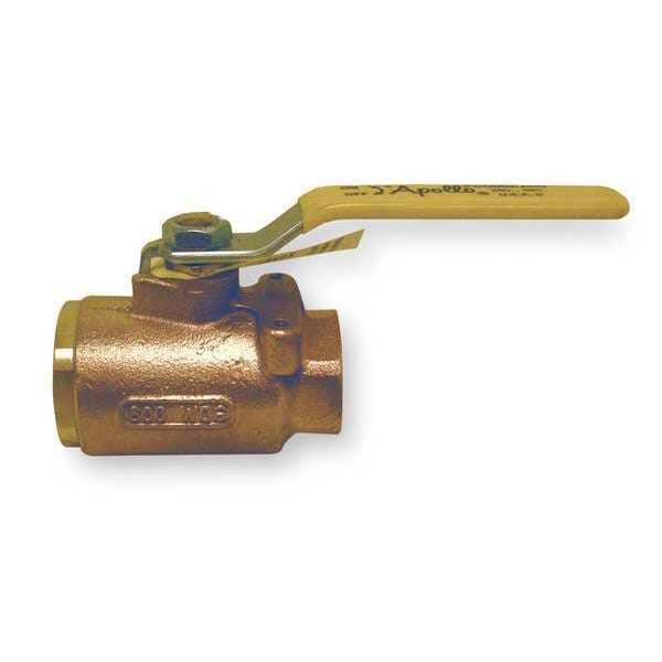 1-1/2" FNPT Bronze Ball Valve Inline
