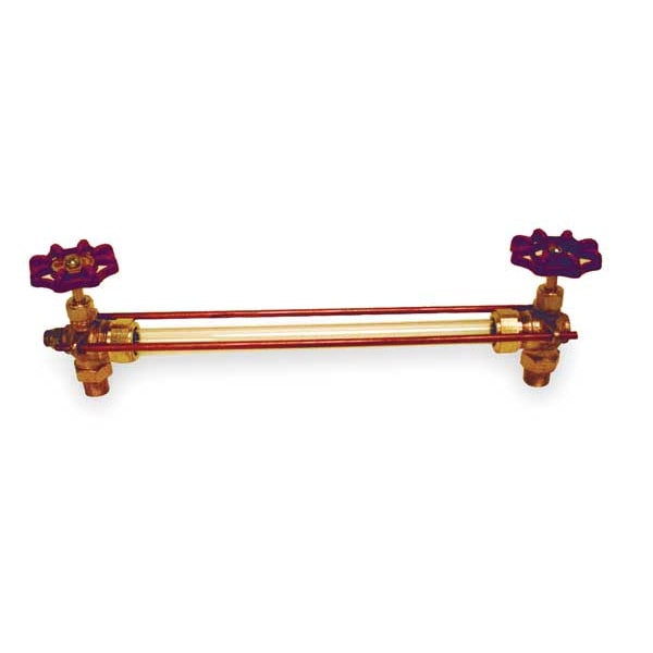 Water Gauge, Standard, 3/8 In, MNPT, Bronze