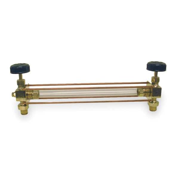 Water Gauge, Automatic, 1/2 In, MNPT, Bronze