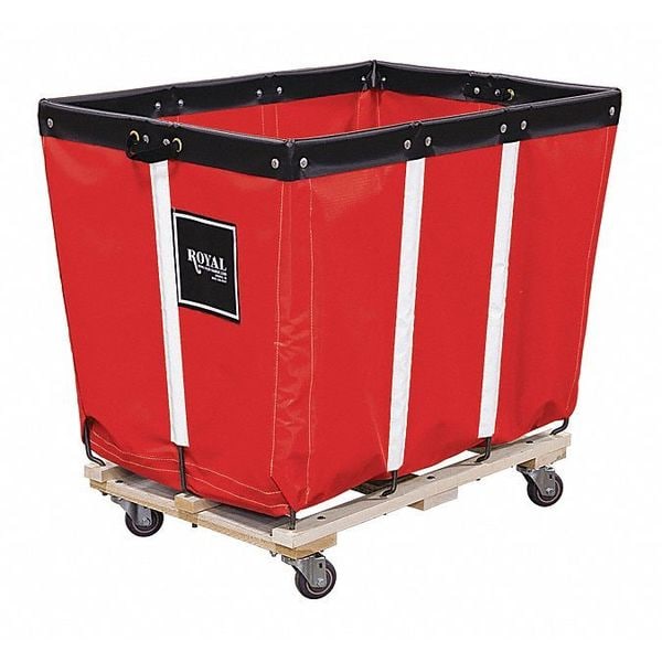 Perm Truck, 8 Bu, Red, Wood Base
