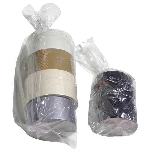 Open Poly Bags, 30" x 5", 1 mil, Clear, None, 1000 PK