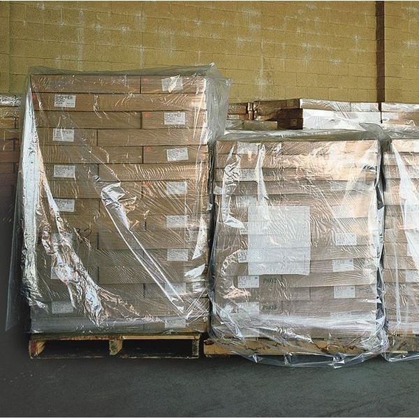 Pallet Cover, 73 in x 51 in, 3 mil, Clear, 50 PK