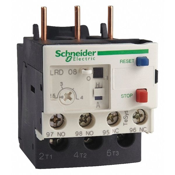 Overload Relay, 1NC/1NO, 0.10 A Min current, 0.16 A Max current, 690V AC