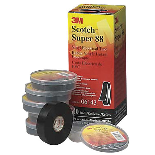 ElectricalTape, Black, 36ydL, 2inW, PK12