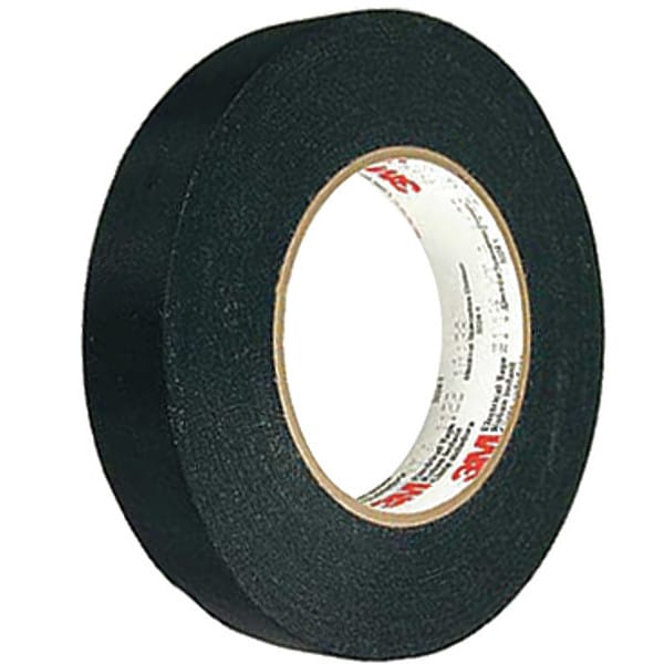 ElectricalTape, Black, 72ydL, 1/4inW, PK144