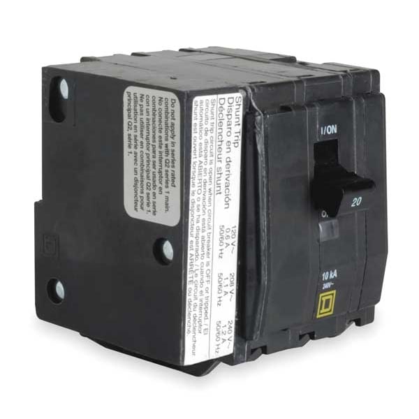 Miniature Circuit Breaker, QO Series, 80A, 3 Pole, 120/240V AC, 10kA at 120/240V AC