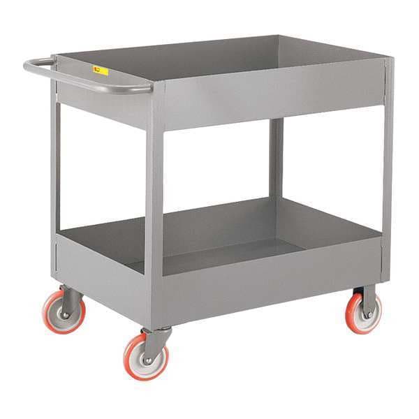Deep Shelf Truck, 12 ga. Steel, 1200 lb Load Capacity, 24" W, 35" H