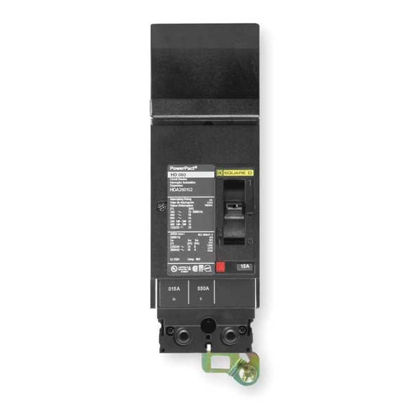 Molded Case Circuit Breaker, POWERPACT J Series, 200A, 2 Pole, 600V AC, 65kA at 240V AC