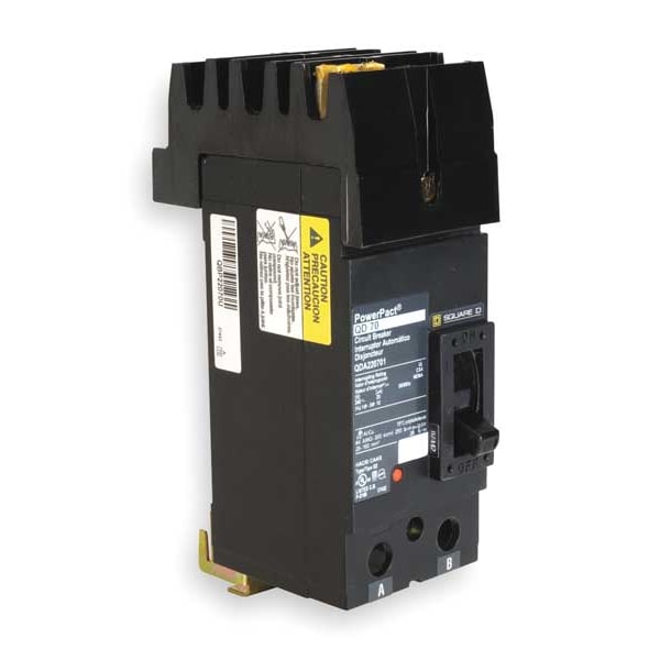 Molded Case Circuit Breaker, POWERPACT Q Series, 80A, 2 Pole, 240V AC, 25kA at 240V AC