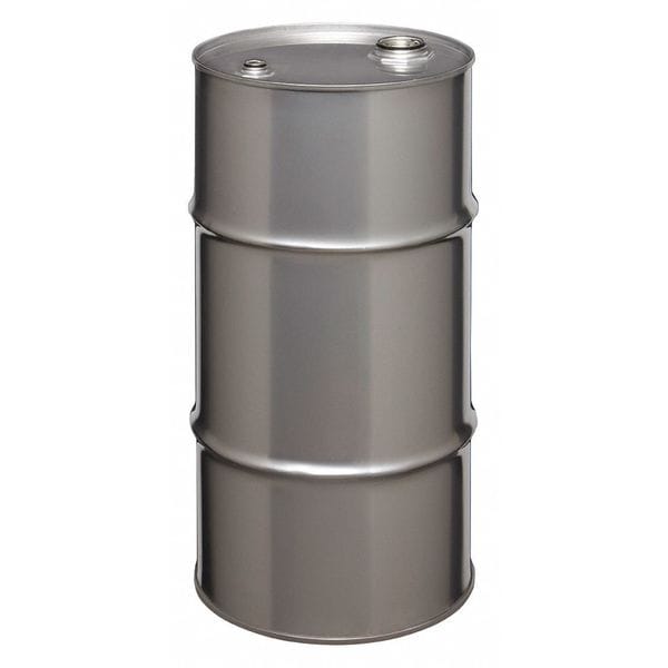 Closed Head Transport Drum, 304 Stainless Steel, 16 gal, Unlined, Silver