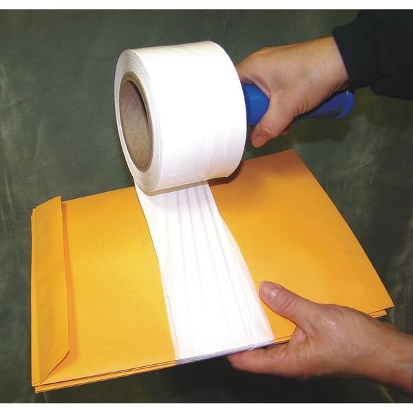 Stretch Wrap, 3" W x 1000 ft. L, 80 ga, Cast Style, White, Standard Duty