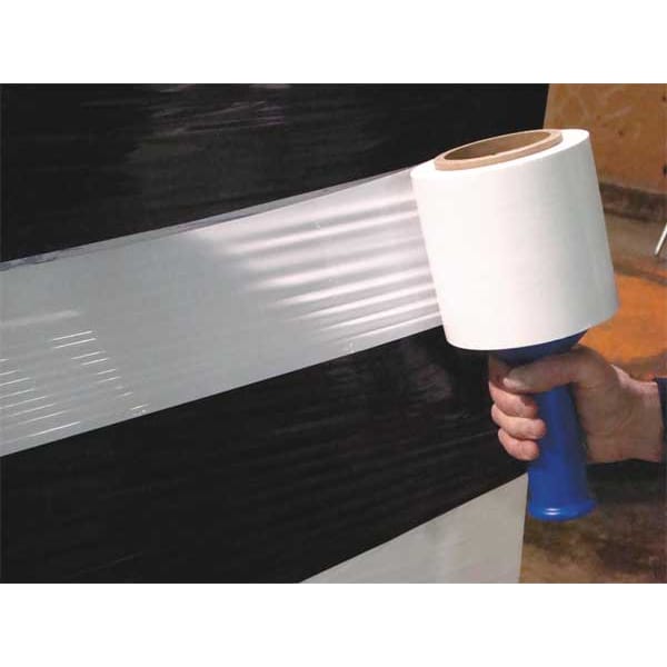Stretch Wrap, 5" W x 1000 ft. L, 80 ga, Cast Style, White, Standard Duty