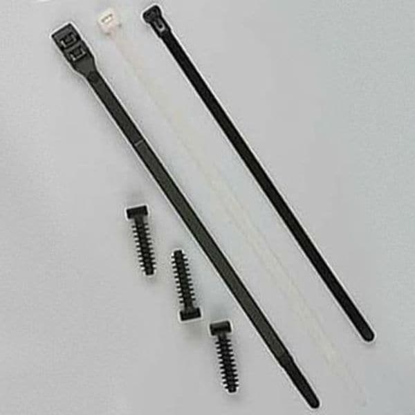 Cable Tie, 14-1/2 in L, 4 in Max Bundle Dia., Black, Nylon 6/6, 50 lb Strength, 2500 PK