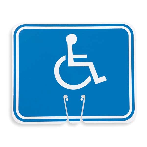 Traffic Cone Sign, 10 1/2 in H, 12 3/4 in W, 03-550-H