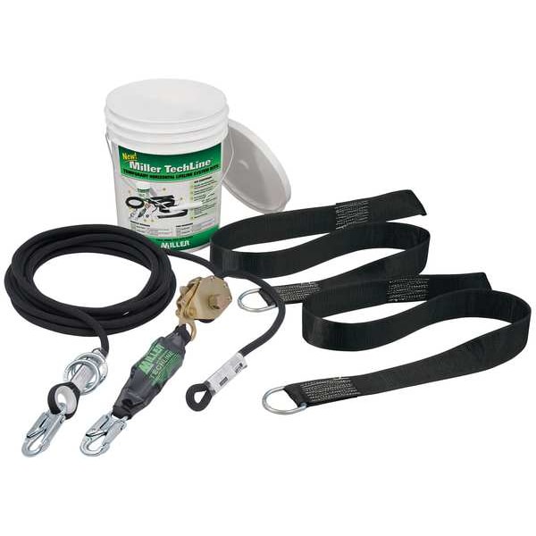 SkyGrip Horizontal Lifeline, 60 ft Length, 310 lb. Weight Capacity