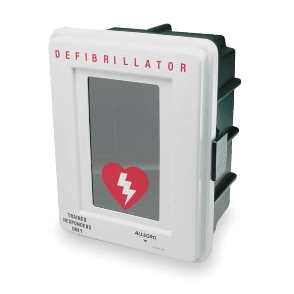 Defibrillator Storage Cabinet, Wall Mount