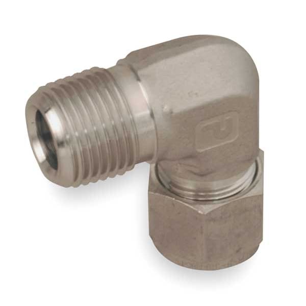 3/4" A-LOK x MNPT 316 SS Male 90 Degree Elbow