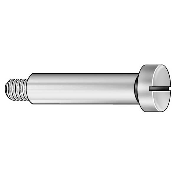 Self-Locking Precision Shoulder Screw, #8-32 Thr Sz, 3/16 in Thr Lg, 3/4 in Shoulder Lg, 5 PK
