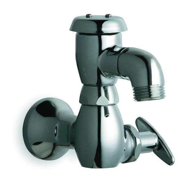 Sill Faucet, Tee, 1/2" FNPT, 1, Cast Brass
