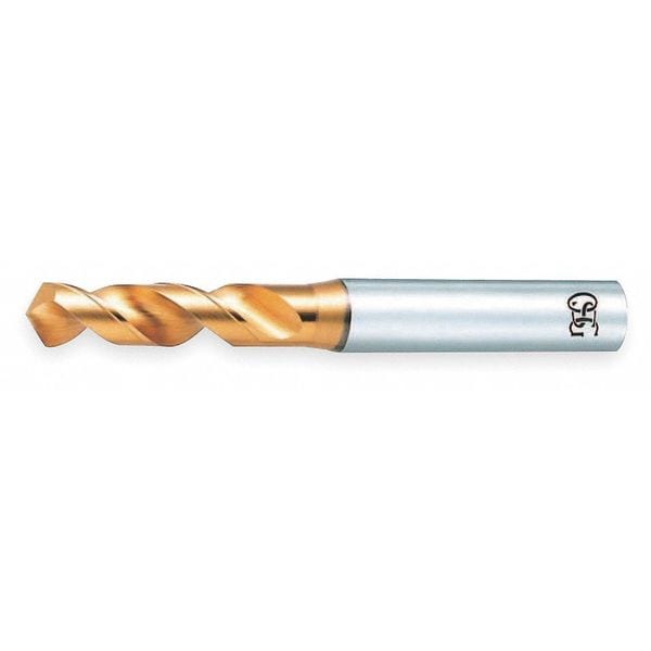 Screw Machine Drill Bit, #3 Size, 120  Degrees Point Angle, High Speed Steel, TiN Finish