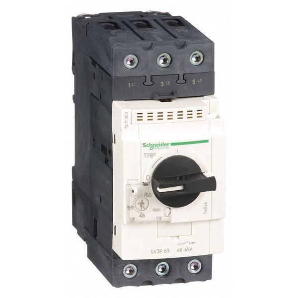 Manual Motor Starter, Not Applicable, 3 P, 3 Phase, Selector Switch, 65 A