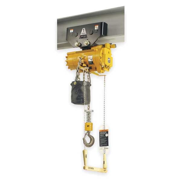 Air Chain Hoist, 2200 lb. Cap., 10 ft. Lft