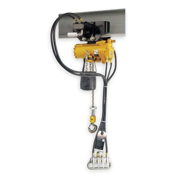 Air Chain Hoist, 550 lb. Cap., 10 ft. Lift