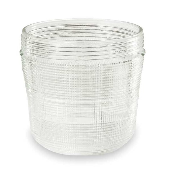GlassReflctorTyV, 6 3/8"L, 7 1/2"W, 6 3/8"H
