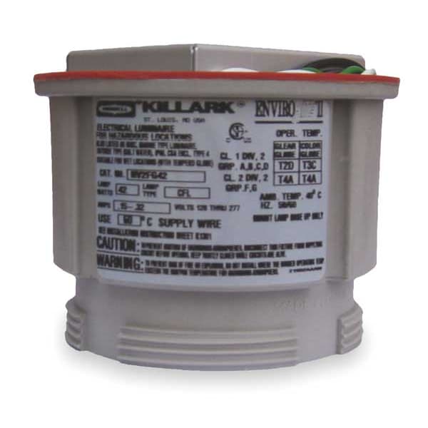 CFLightFixt, 120-277V AC, 26W, 6"L, 5"W, 4"H