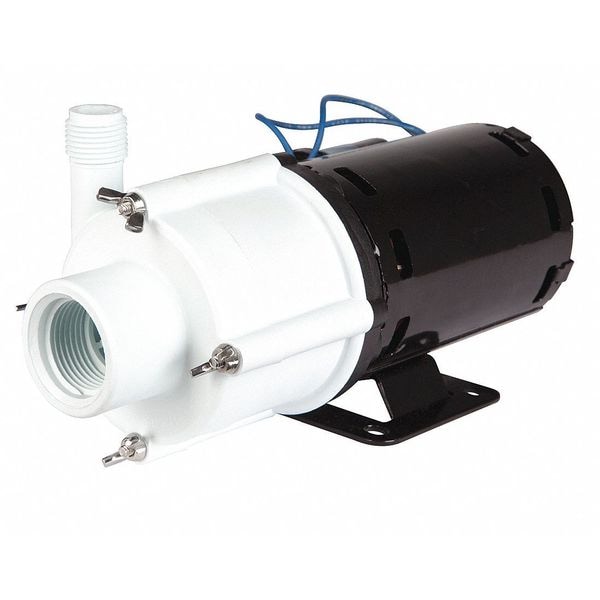 1/10 HP Polypropylene Magnetic Drive Pump 115V 1" FPT