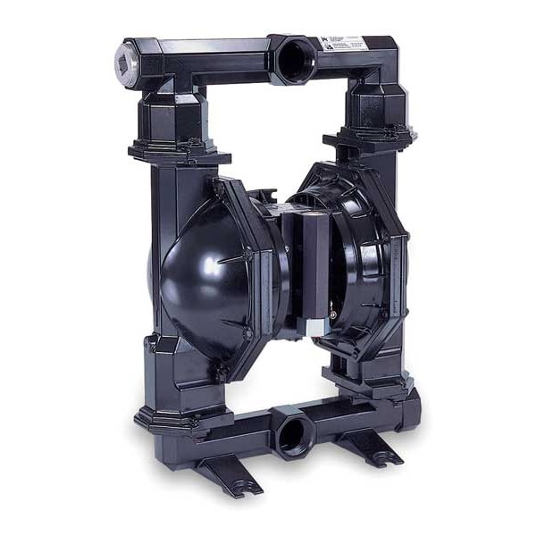 Double Diaphragm Pump, Aluminum, Air Operated, PTFE, 90 GPM
