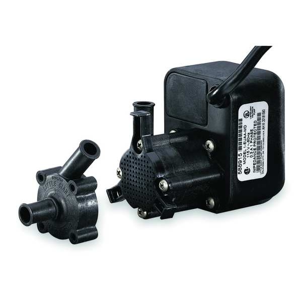 1/200 HP PP Submersible Magnetic Drive Pump 115V 1/2" OD